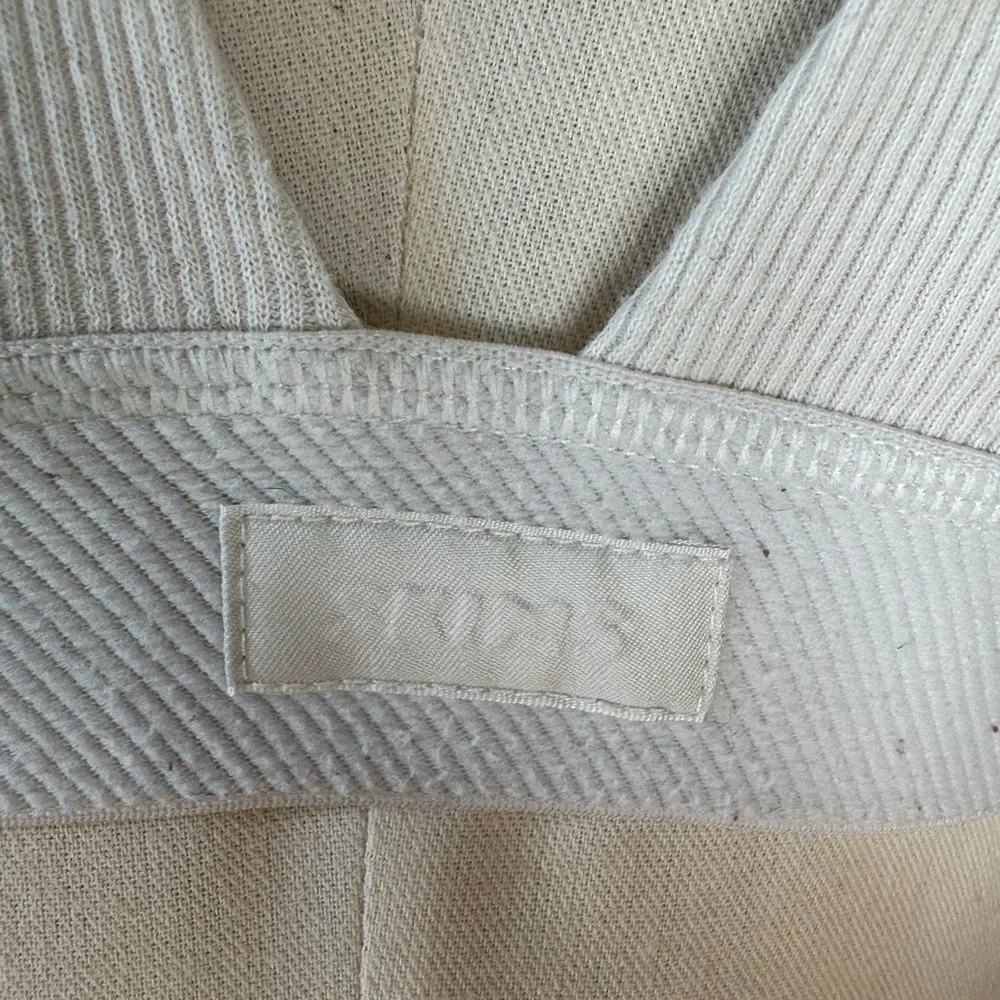 SKIMS Ribbed Triangle Bralette in Cream - Picture 3 of 8